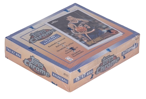1996-97 Topps Chrome Basketball Unopened Box (20 Packs)